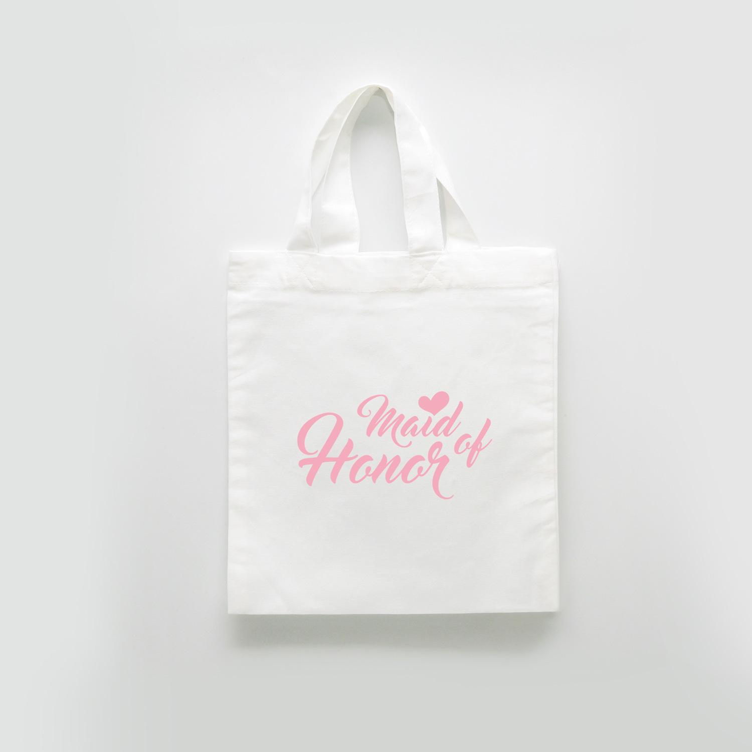 Stofftasche "Weiß" Maid of honor (22x26cm) in 4 Farben