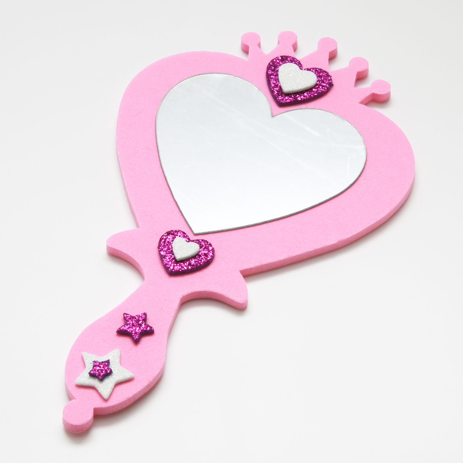 Spiegel-Bastel-Set "Rosa"