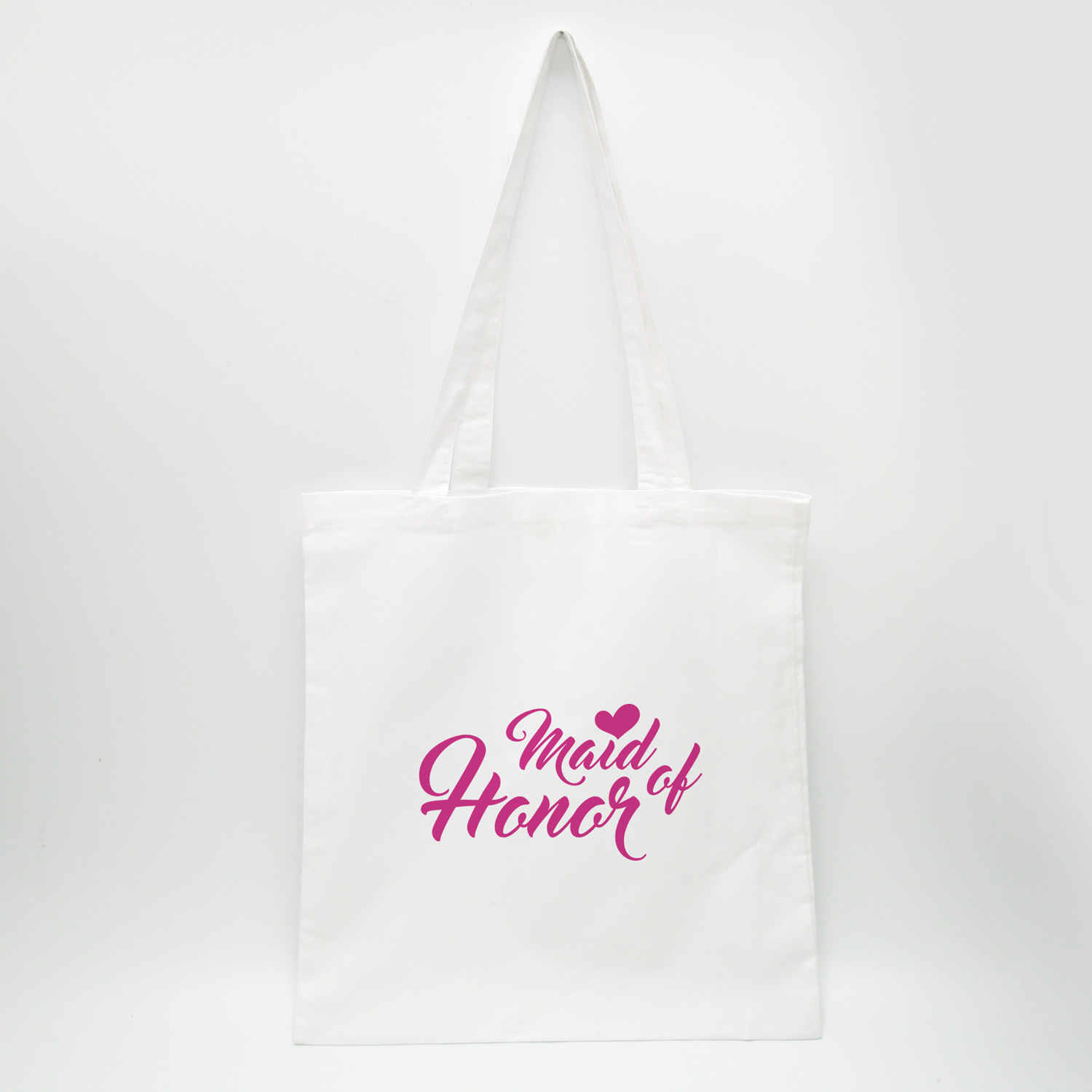Stofftasche "Weiß" Maid of Honor (38x42cm) in 4 Farben