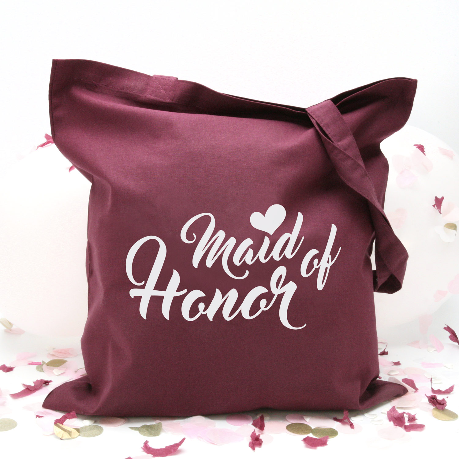 Stofftasche "Boho" Maid of Honor (38x42cm) in 2 Farben