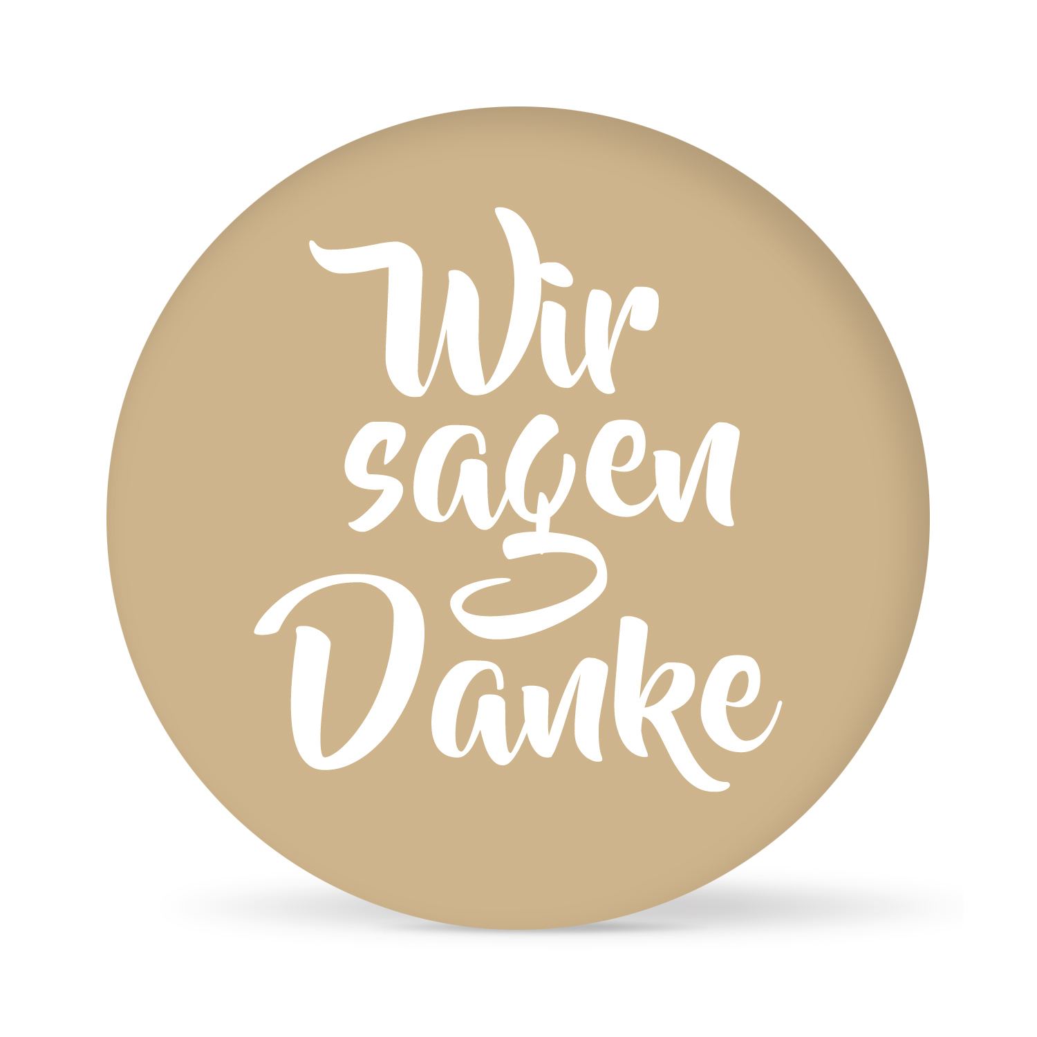Aufkleber "Wir sagen Danke" farbig (24 St.)