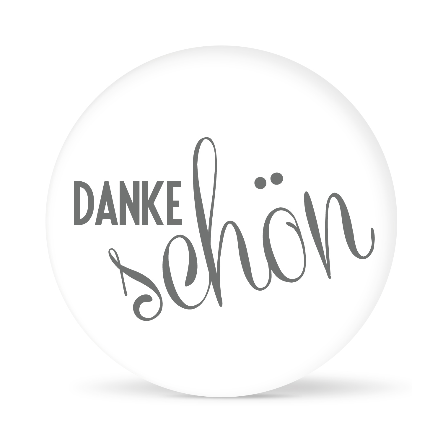 Aufkleber "Dankeschön" weiß (24 St.)