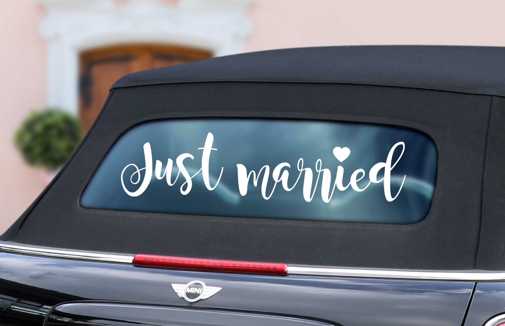 Auto-Aufkleber "Just Married"