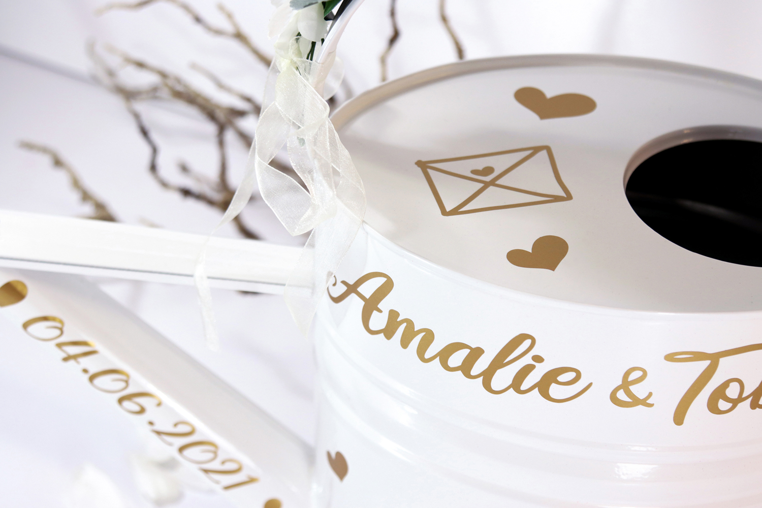 Aufkleber-Set "Briefkanne" - 24-tlg., personalisiert in 5 Farben