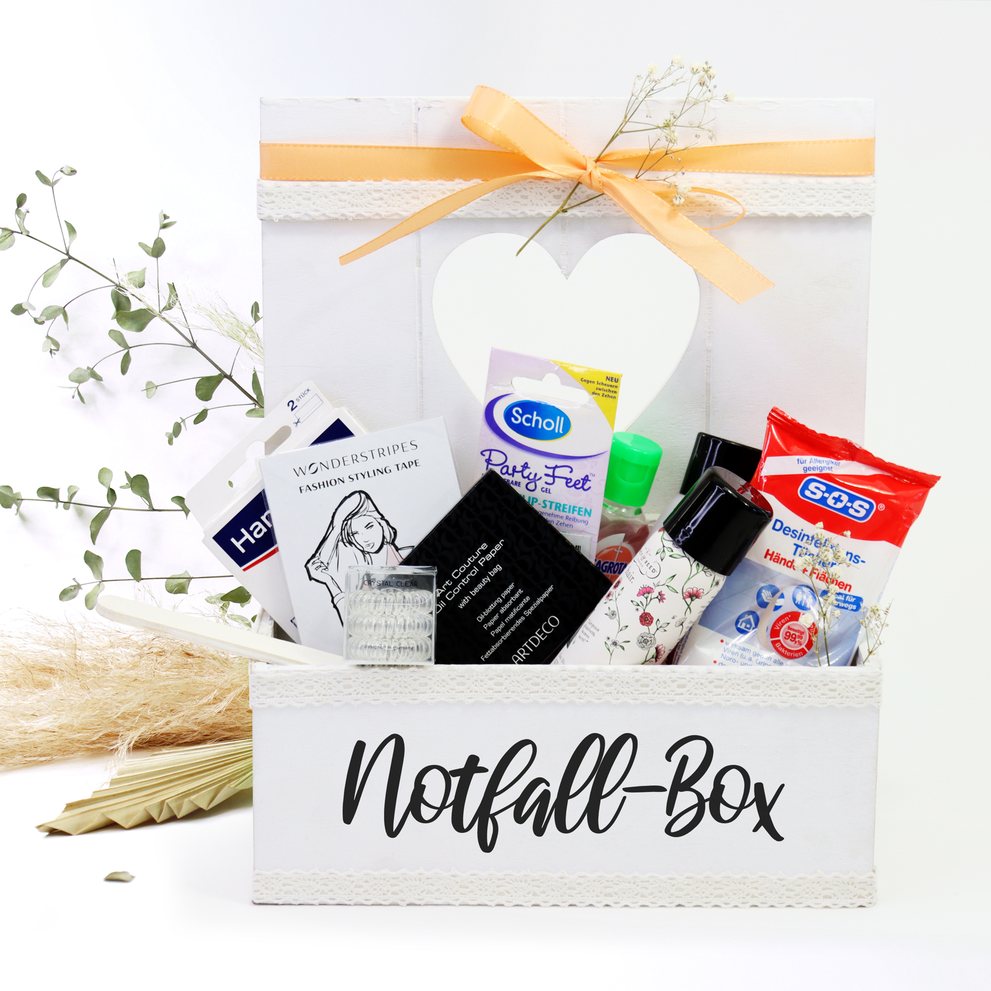 Aufkleber "Notfall-Box" in 2 Farben