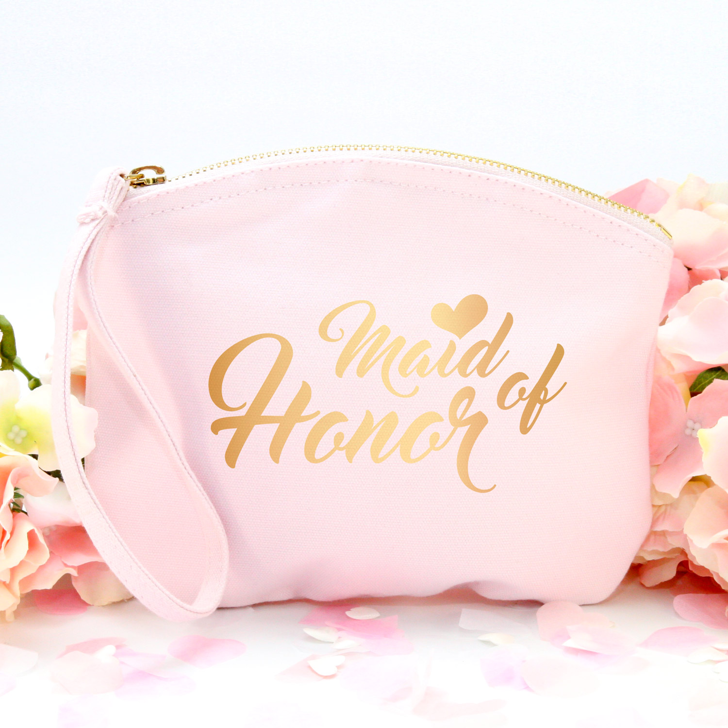 Kosmetikbeutel "Rosa" Maid of honor in 2 Größen