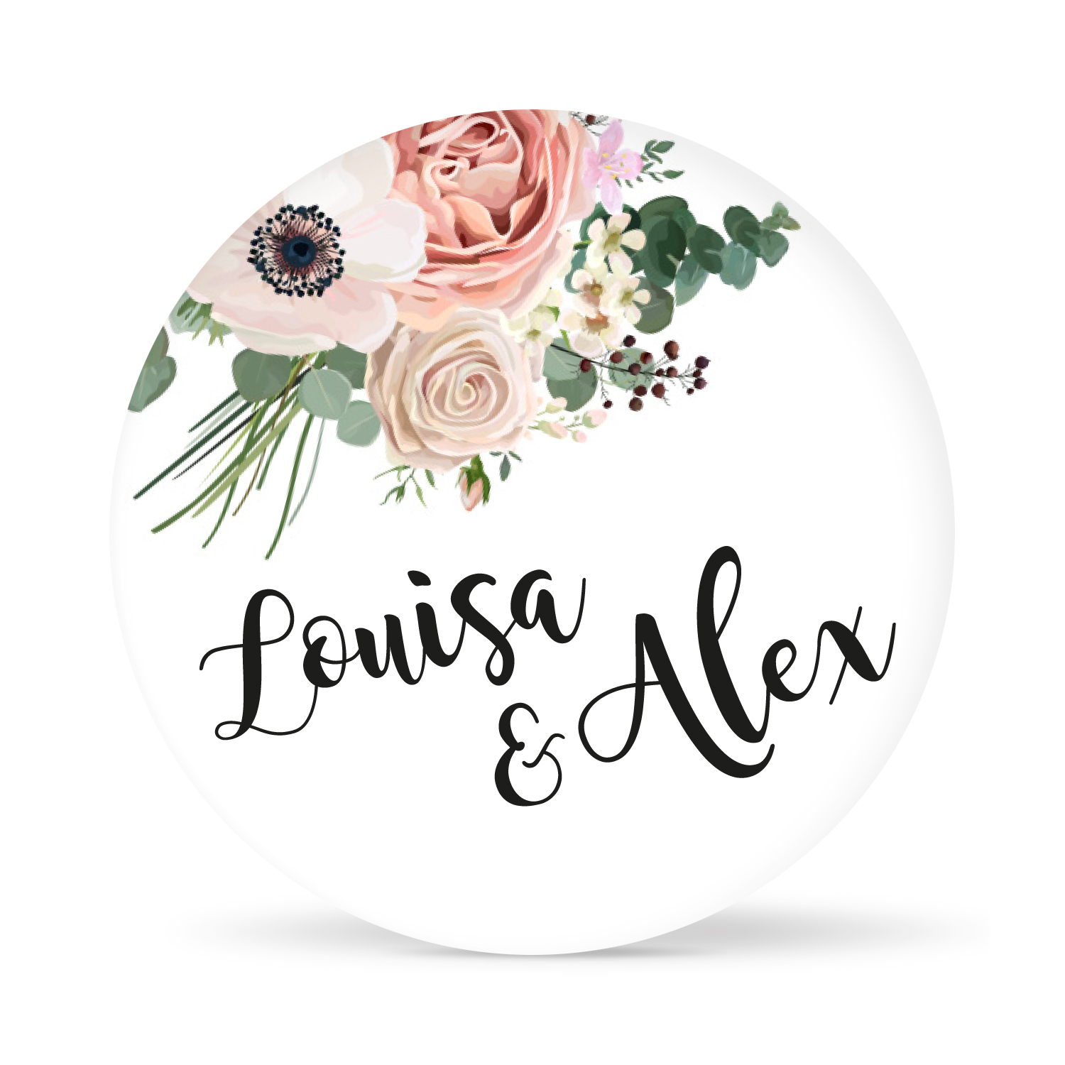 Aufkleber "Louisa" (24 St.) - personalisiert