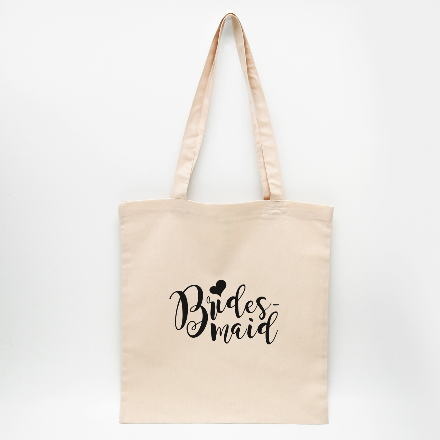 Stofftasche "Natur" Bridesmaid (38x42cm) in 3 Farben