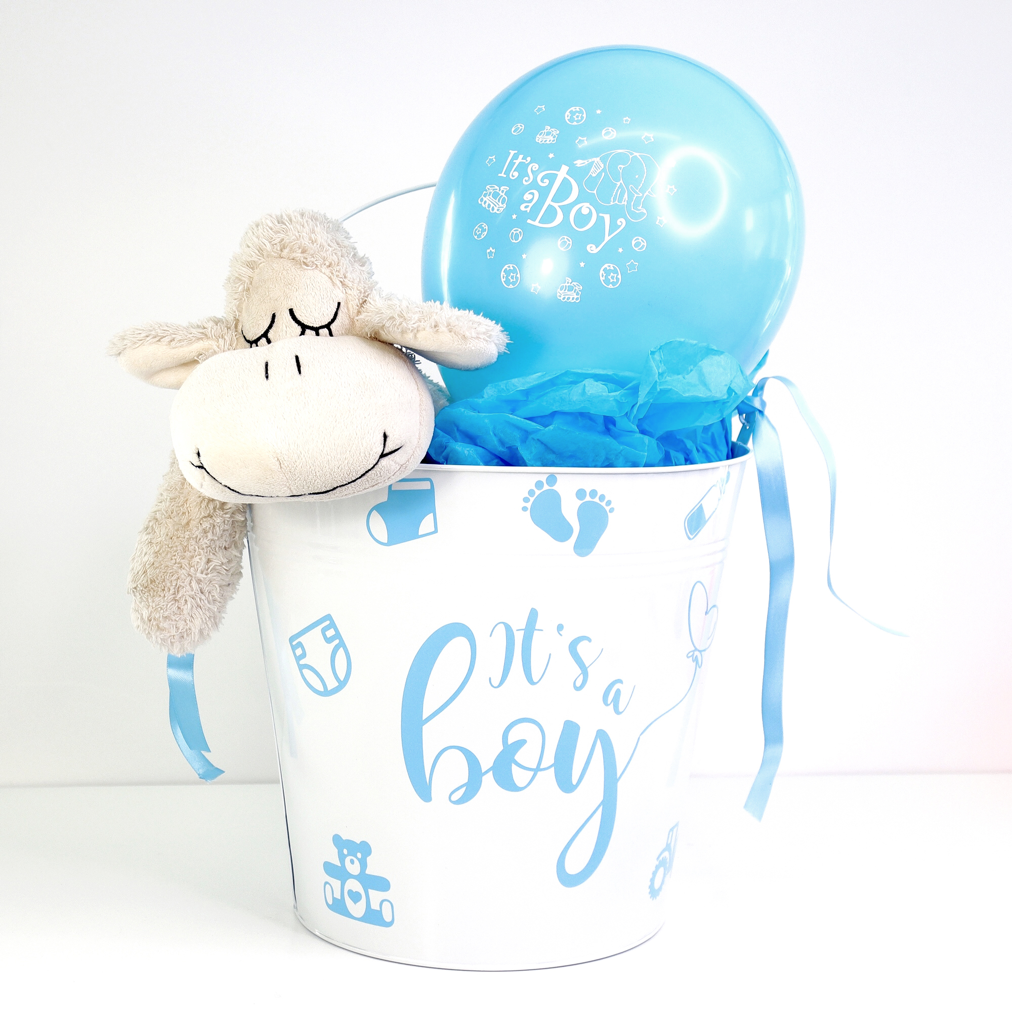 Baby-Aufkleber "It's a boy" in 2 Farben