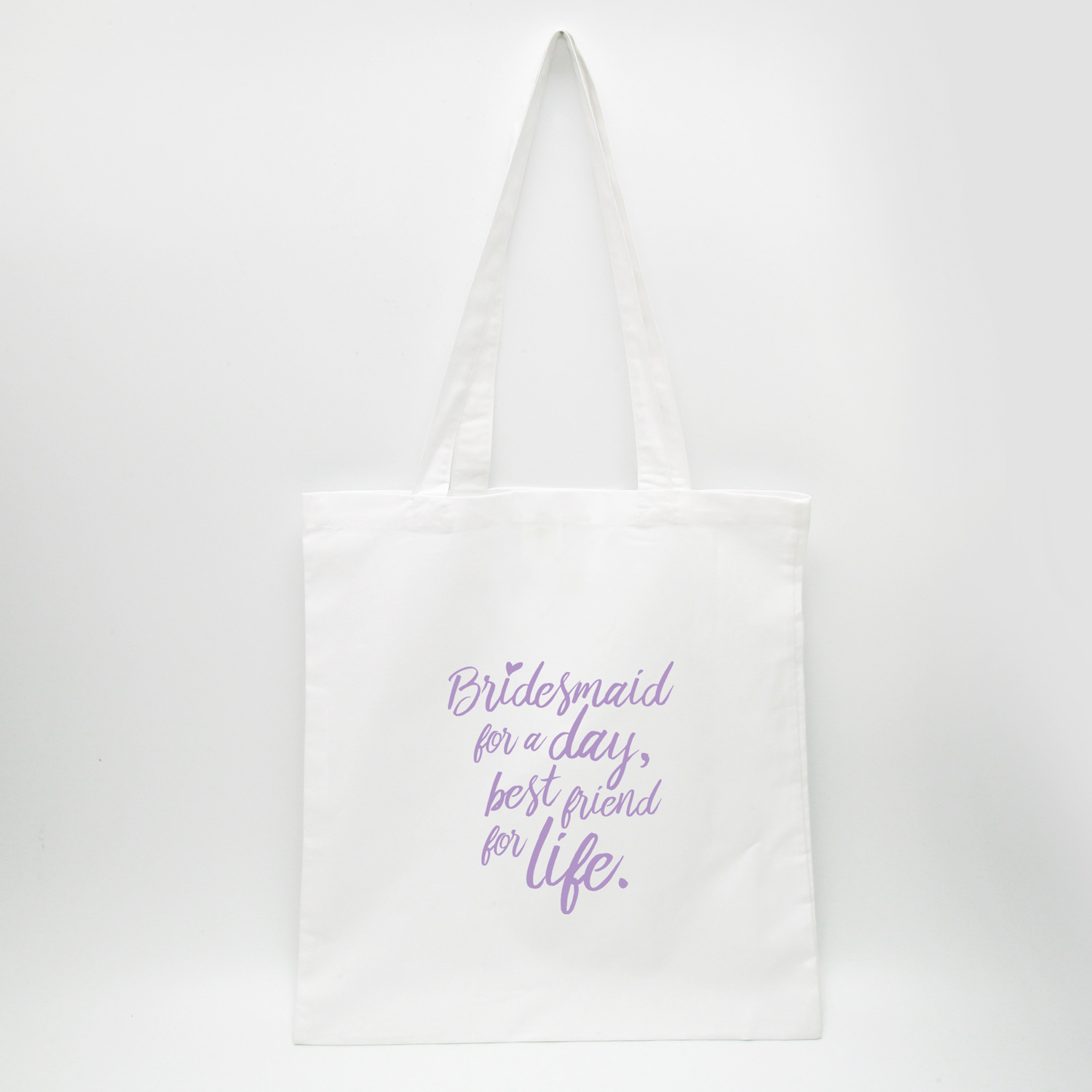 Stofftasche "Weiß" For a day (38x42cm)