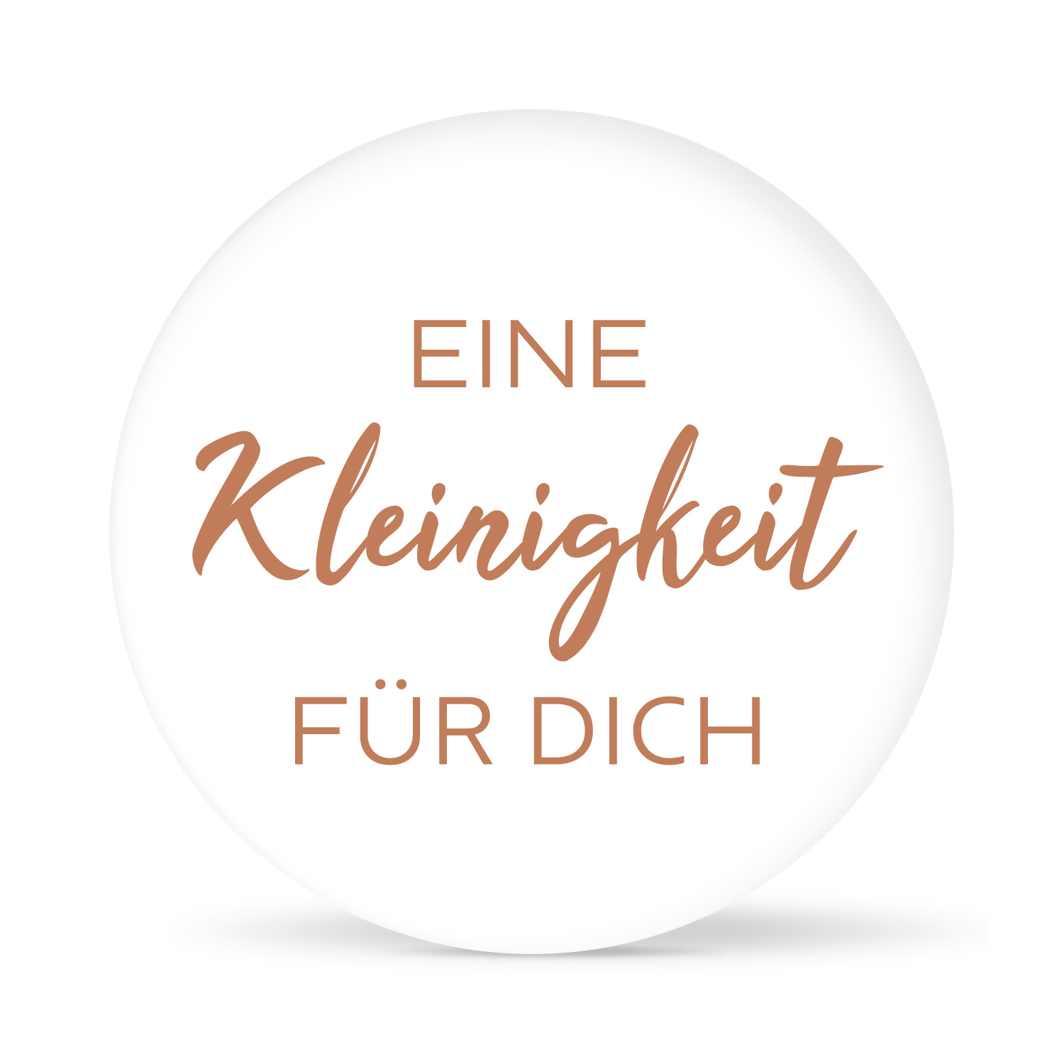 Aufkleber "Kleinigkeit für dich" weiß (24 St.)