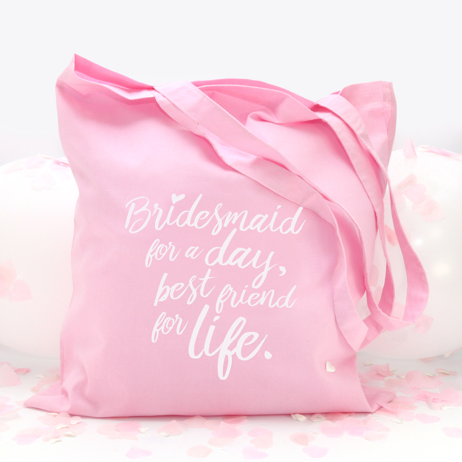 Stofftasche "Rosa" For a day (38x42cm) in 2 Farben