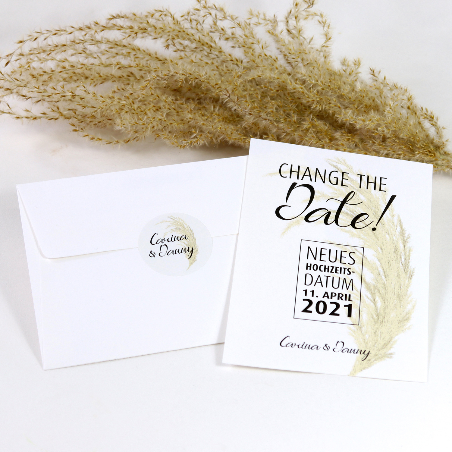 Change the Date Karten-Set "Carina" (12 St.) - personalisiert
