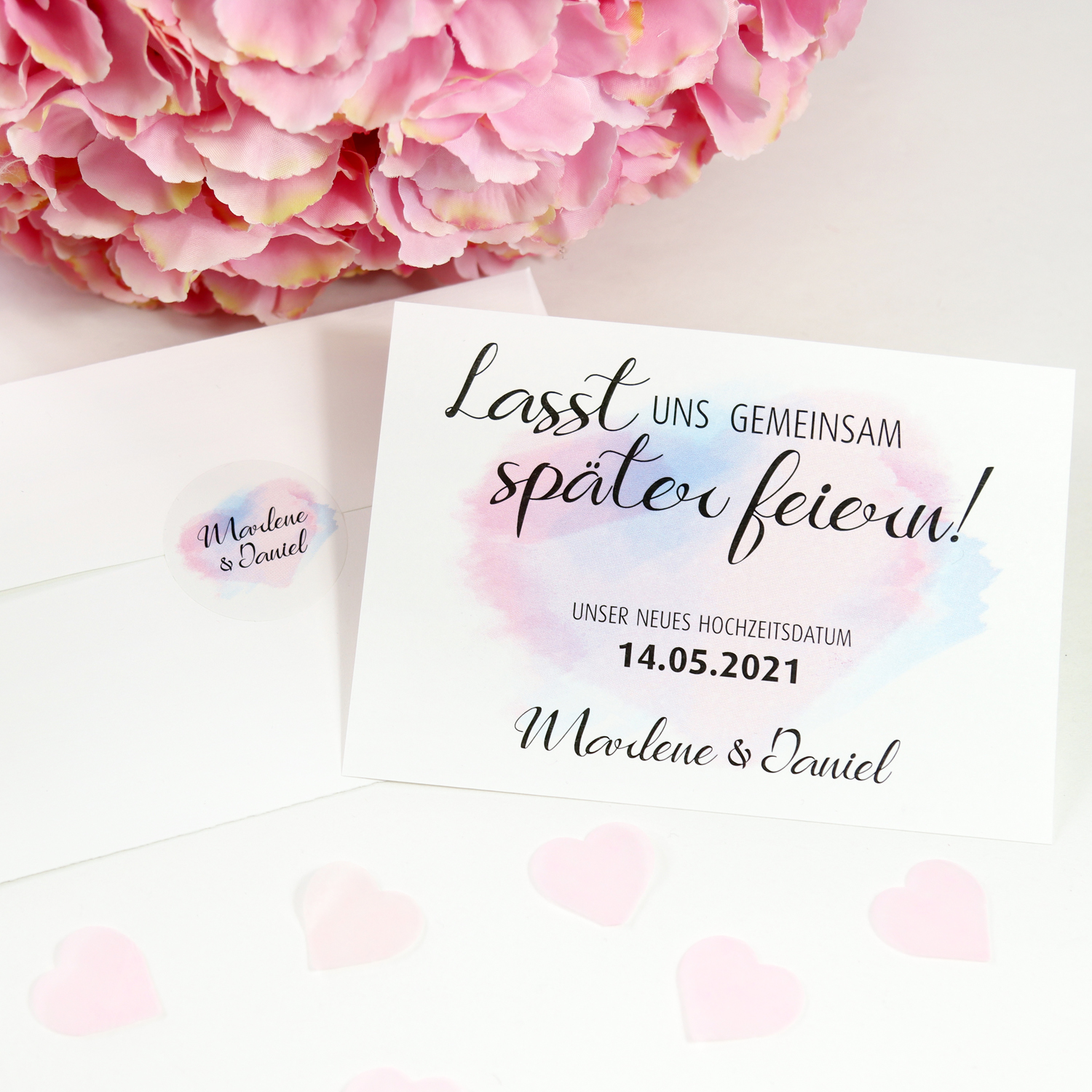 Change the Date Karten-Set "Marlene" (12 St.) - personalisiert