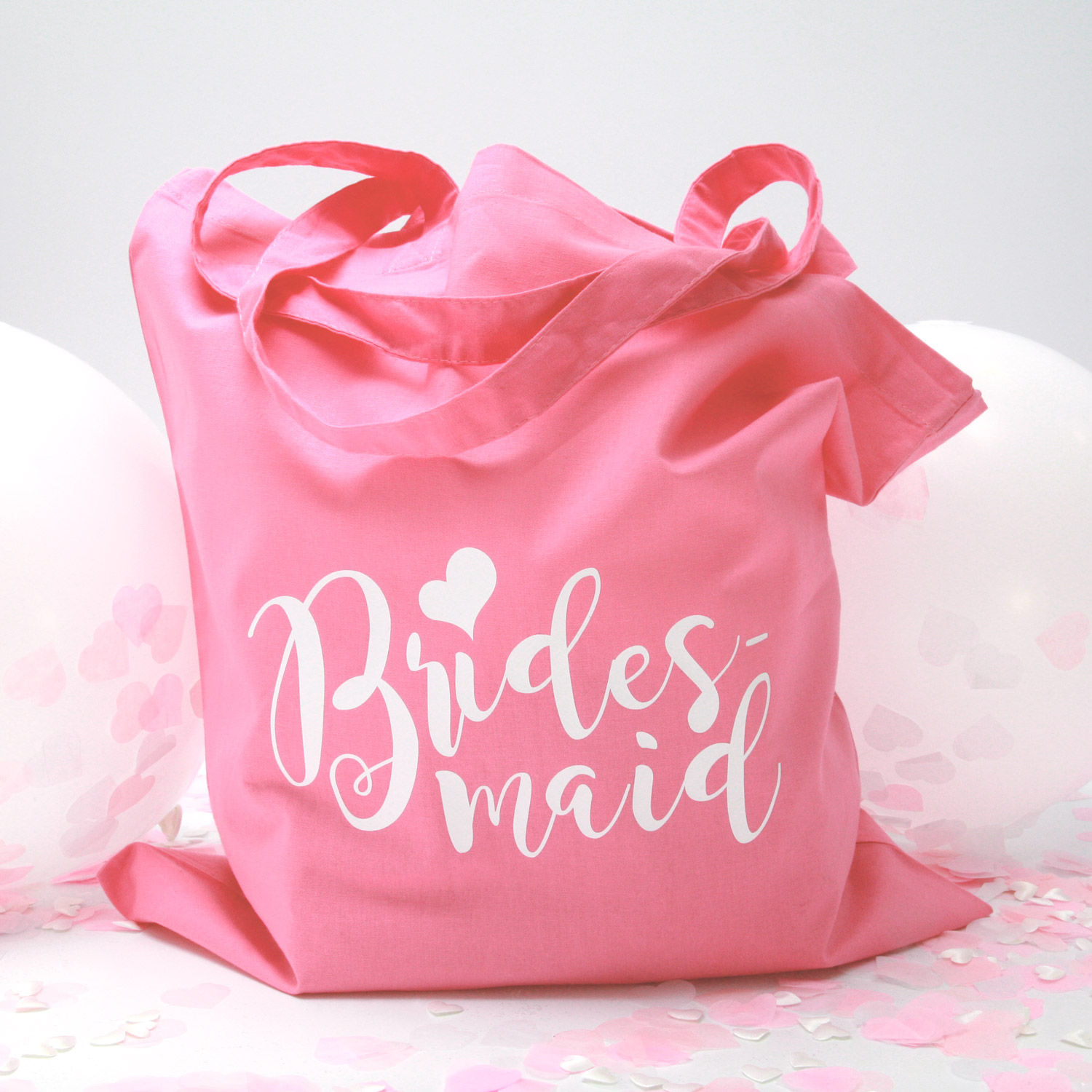 Stofftasche "Light Pink" Bridesmaid (38x42cm)