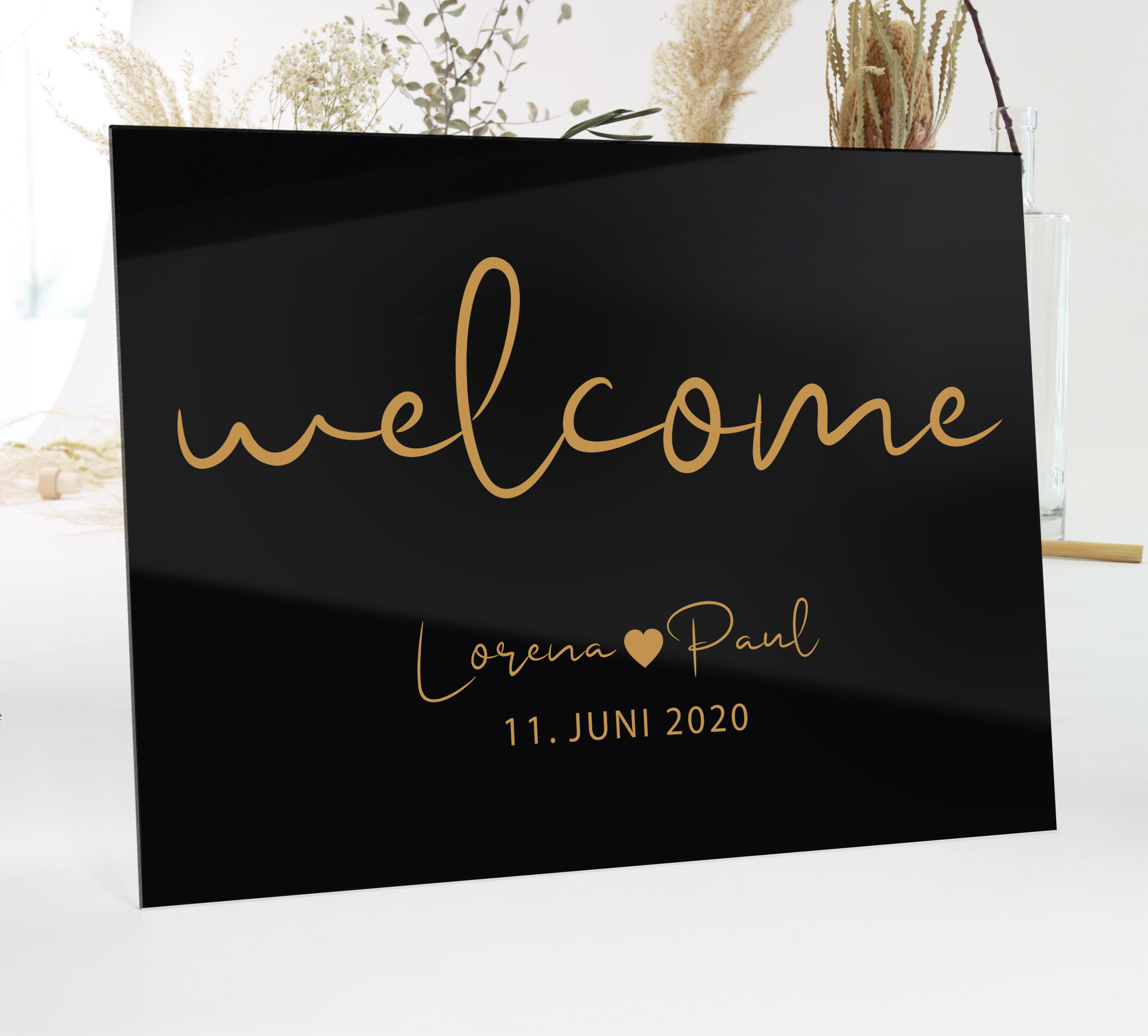 Aufkleber "Welcome" Lorena - in 3 Farben