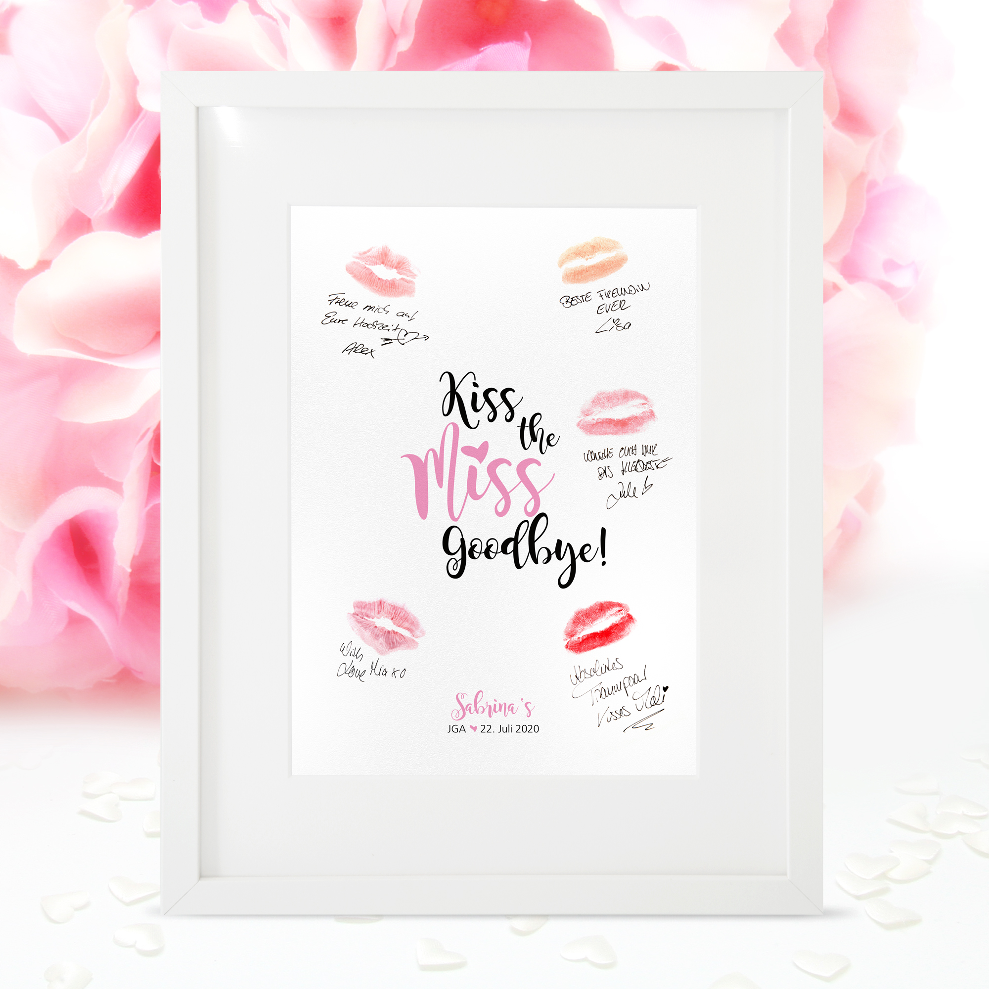 Poster Kiss the miss Goodbye "Paulina"