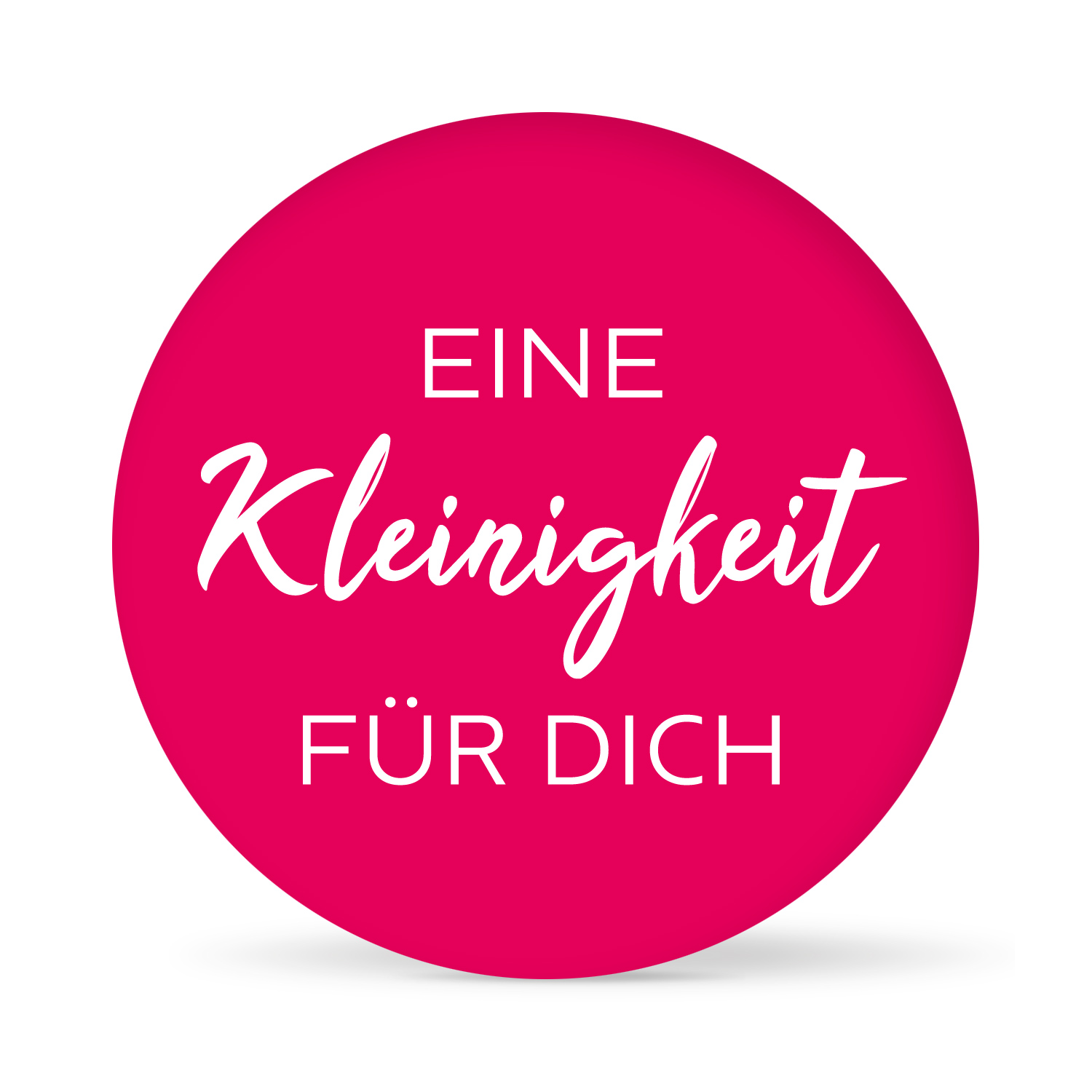 Aufkleber "Kleinigkeit für dich" farbig (24 St.)