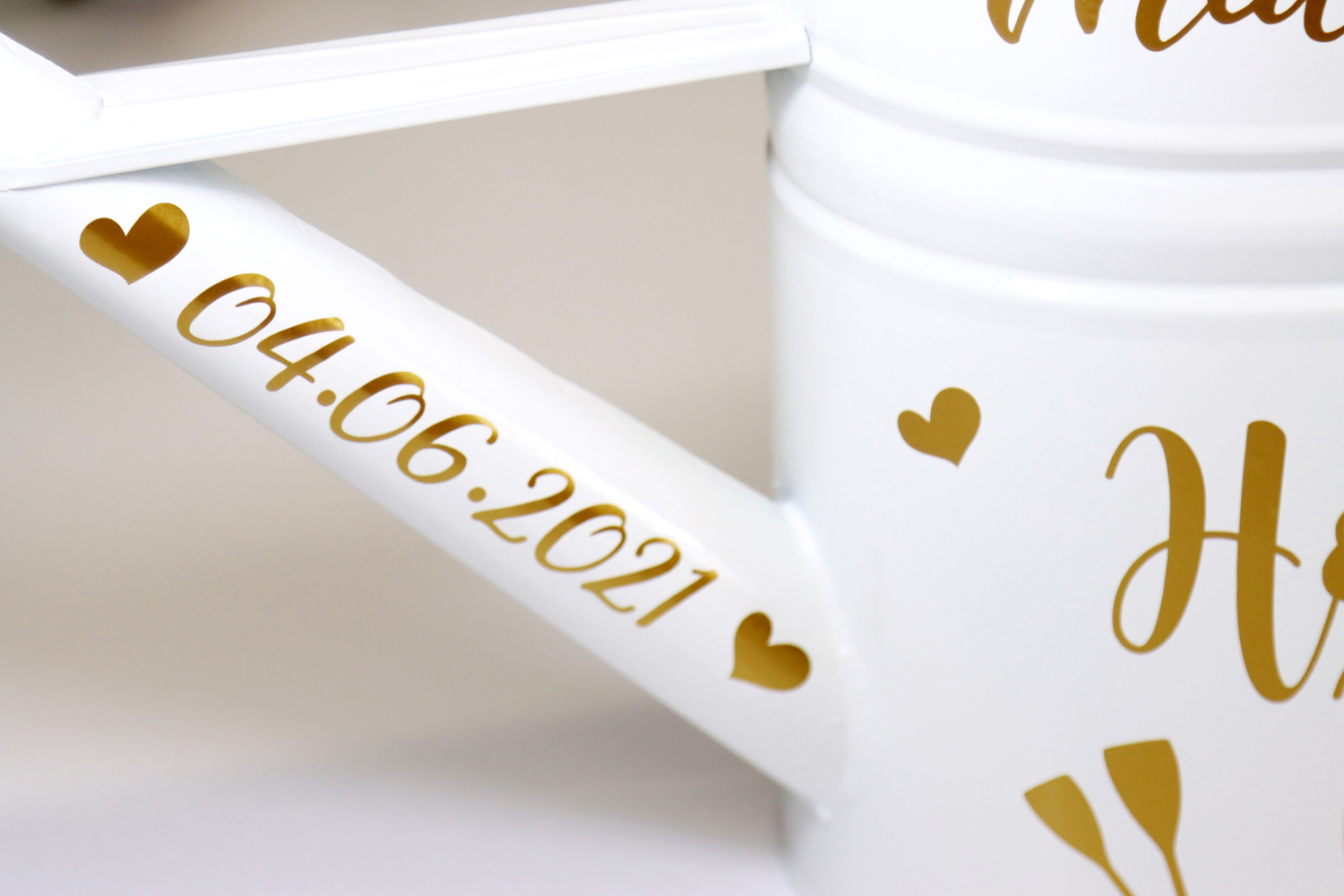 Aufkleber-Set "Hochzeitskanne" - 25-tlg., personalisiert in 5 Farben