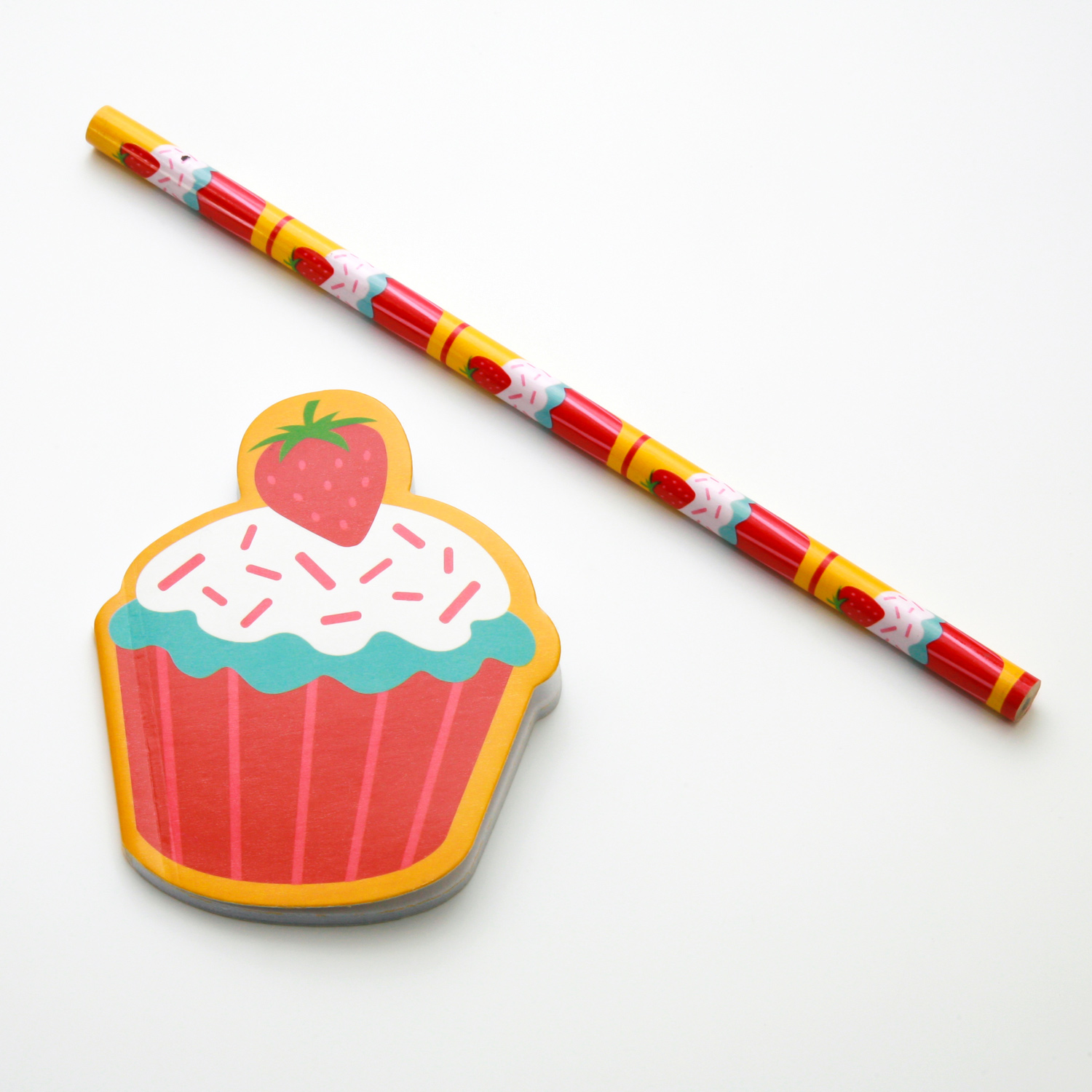 Schreibset Cupcake "Strawberry"