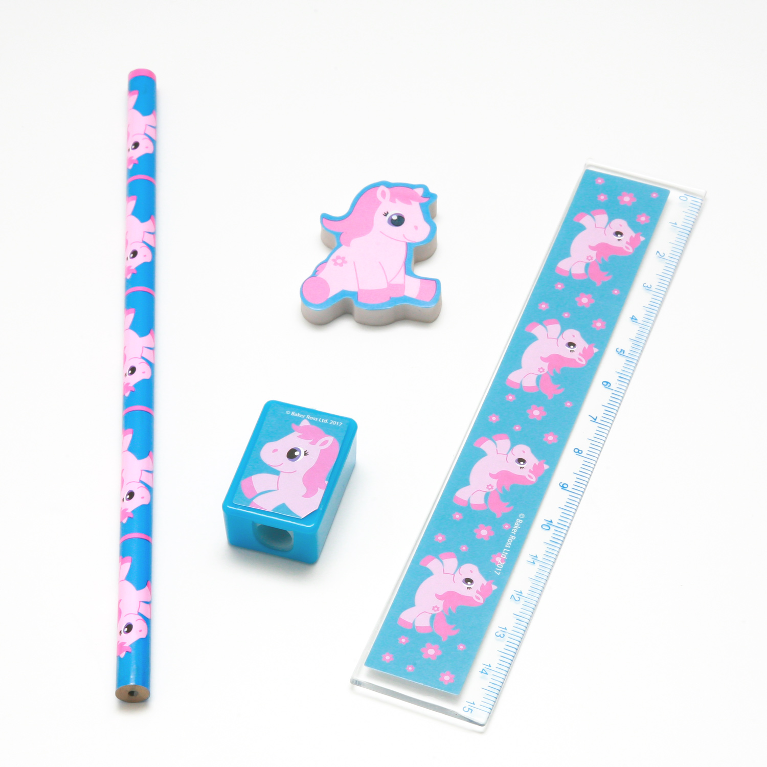 Schulset Pretty Pony "Blau"