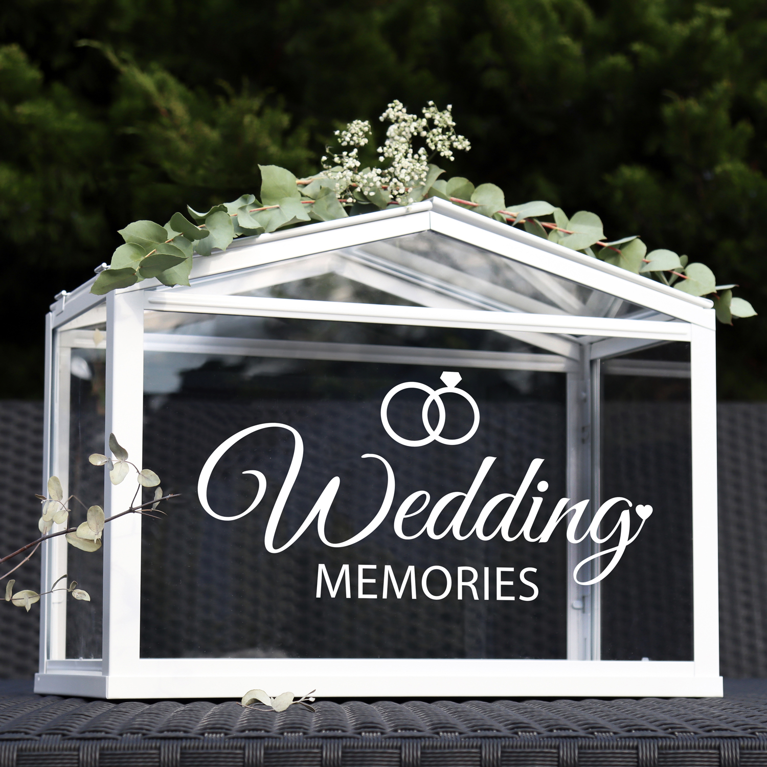 Aufkleber "Wedding memories"