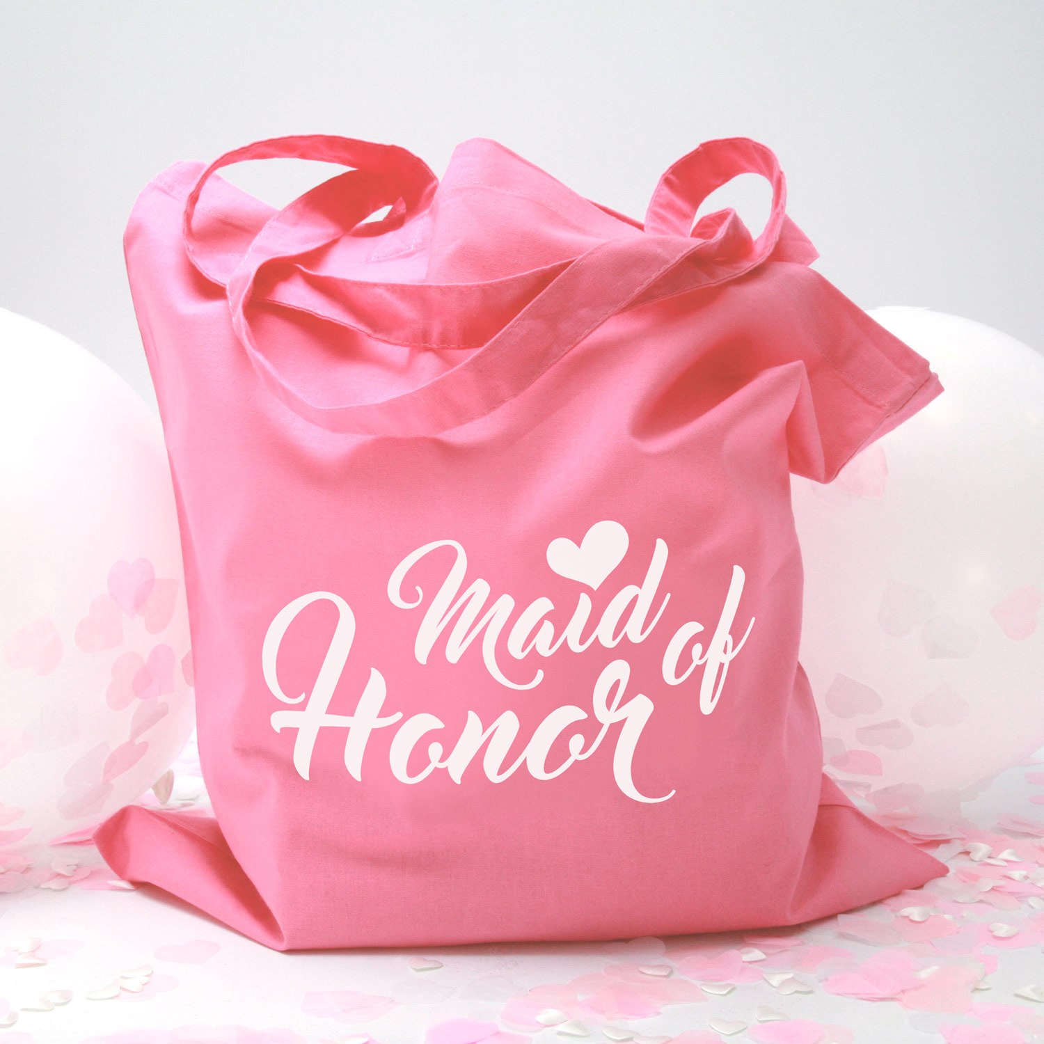 Stofftasche "Light Pink" Maid of Honor (38x42cm)