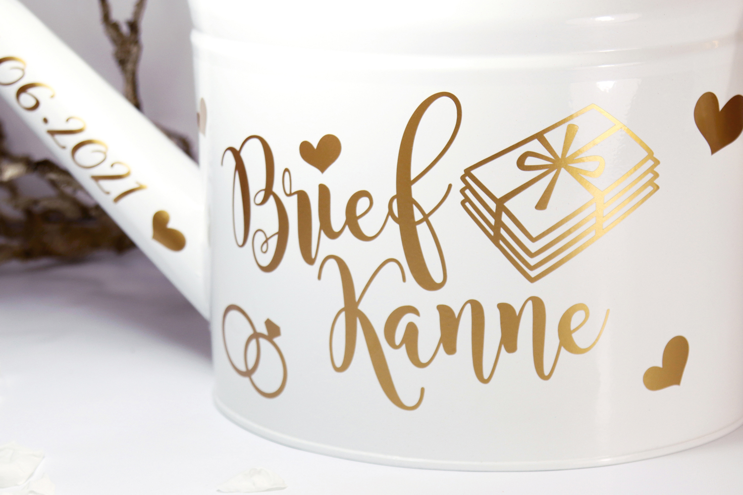 Aufkleber-Set "Briefkanne" - 24-tlg., personalisiert in 5 Farben