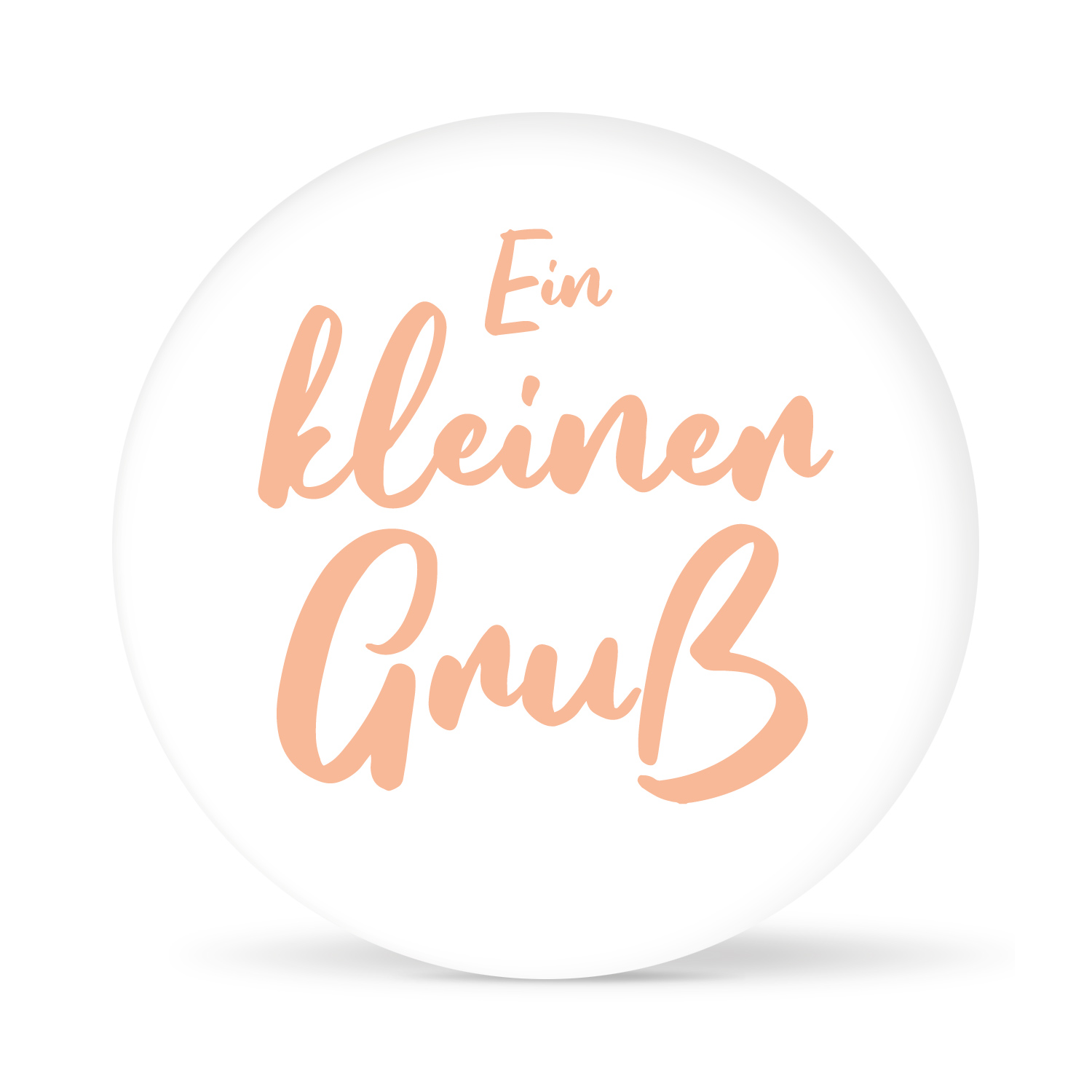 Aufkleber "Ein kleiner Gruß" weiß (24 St.)